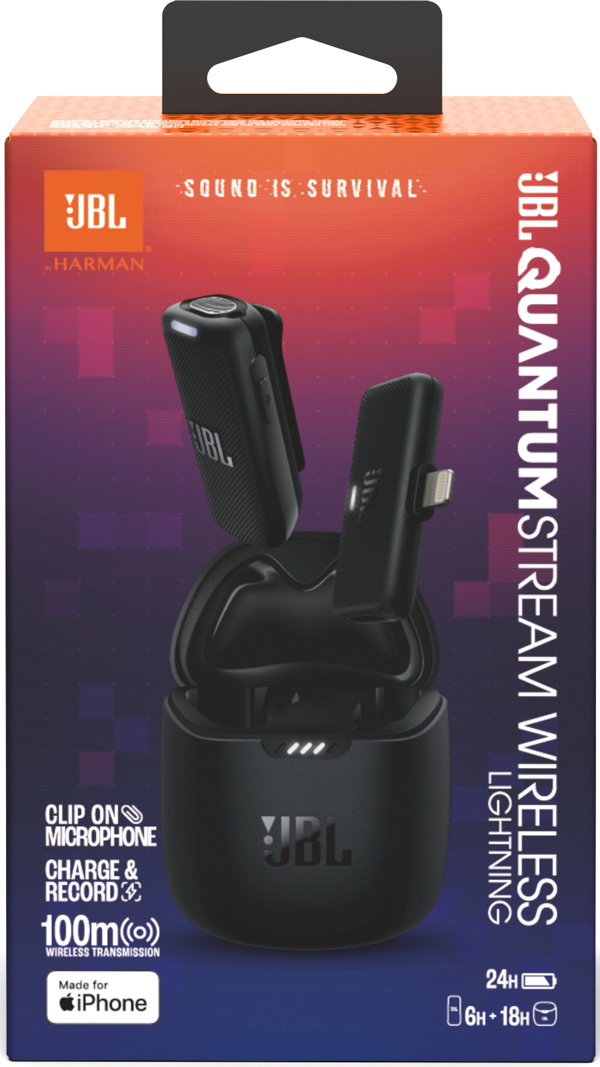 Микрофон JBL Quantum Stream Wireless Lightning Black (JBLSTRMWLLGHTBLK) фото 20