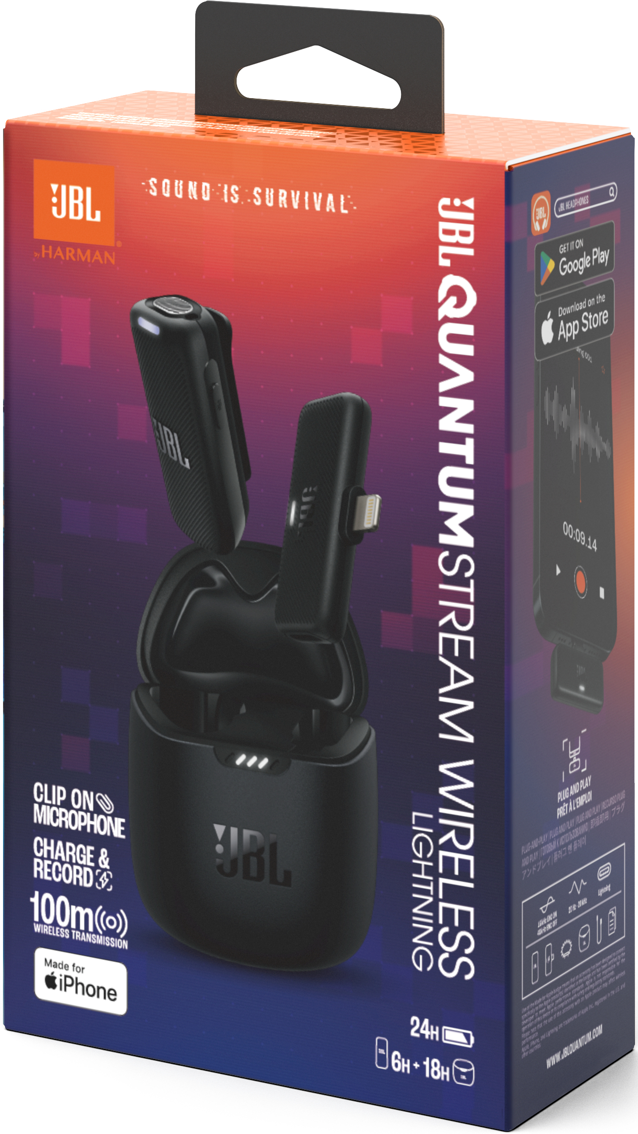 Микрофон JBL Quantum Stream Wireless Lightning Black (JBLSTRMWLLGHTBLK) фото 21