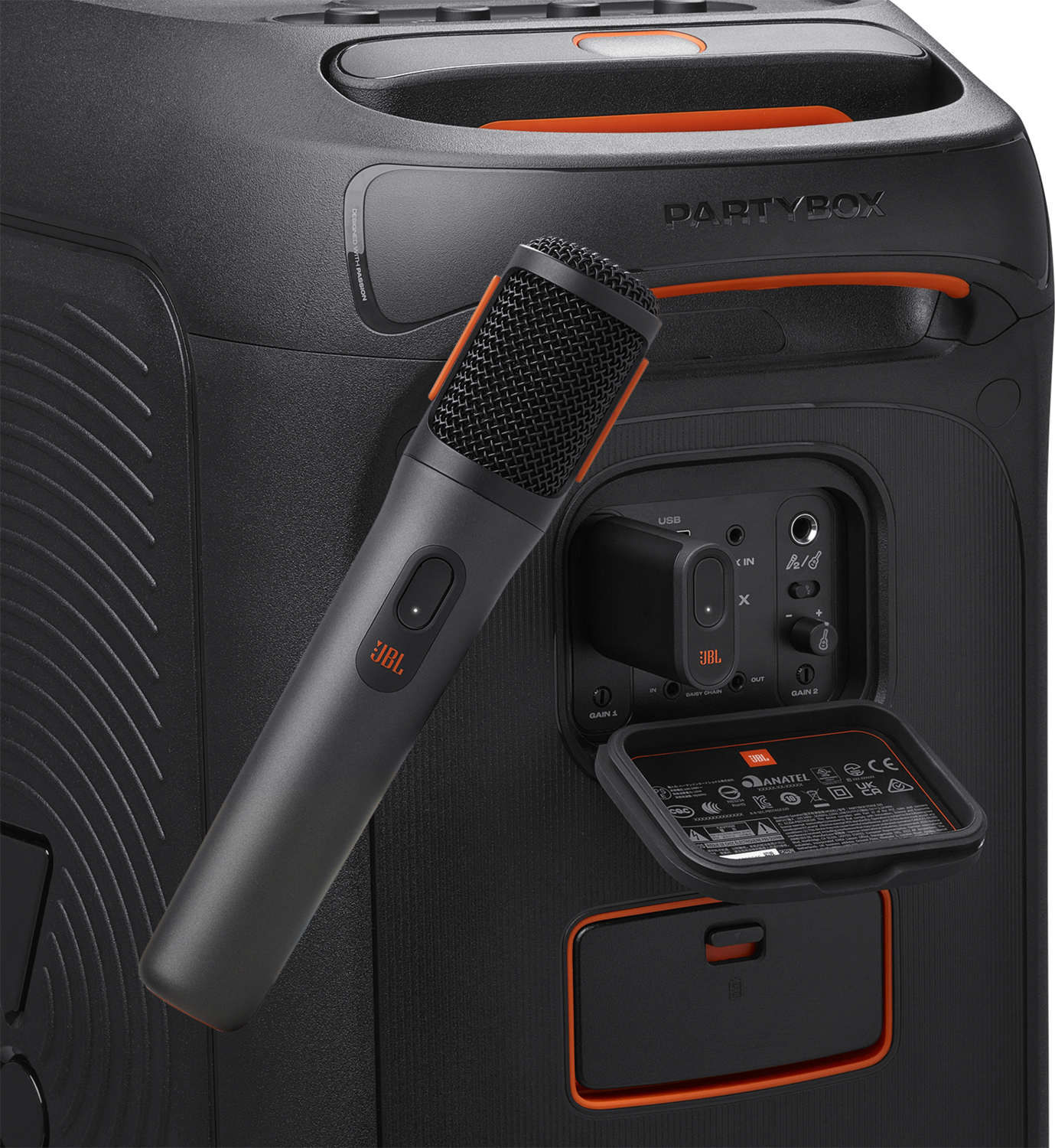 Мікрофон JBL PartyBox Wireless Mic Black (JBLPBWIRELESSMIC)фото