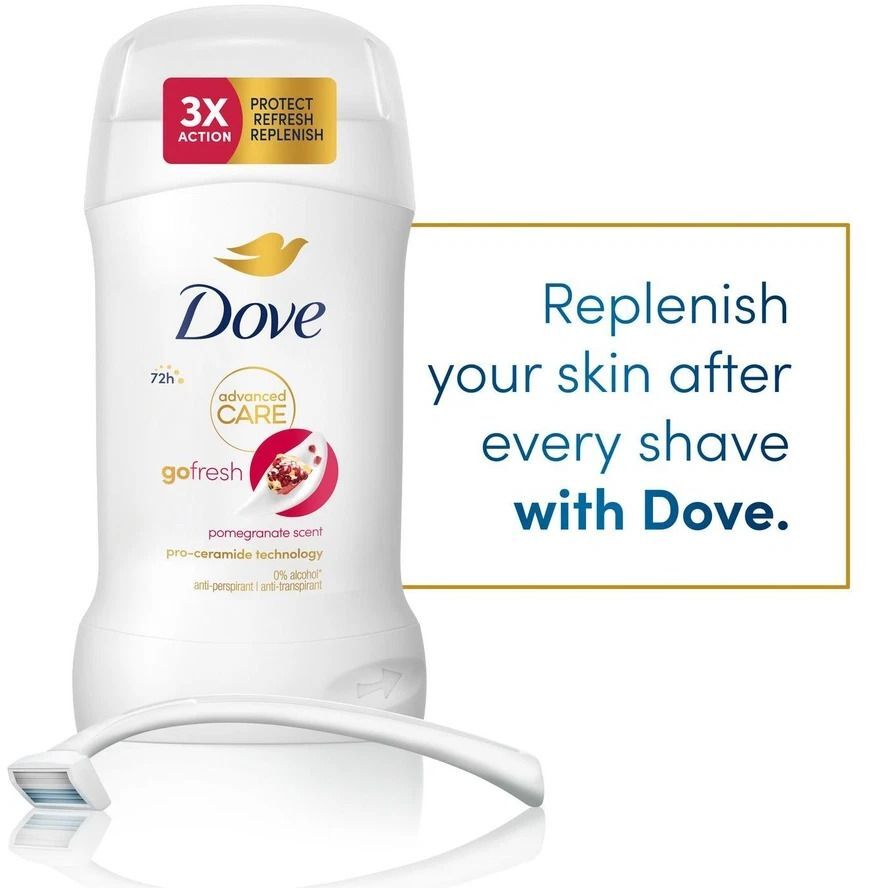 Антиперспірант Dove Гранат 72 часа 50 млфото3