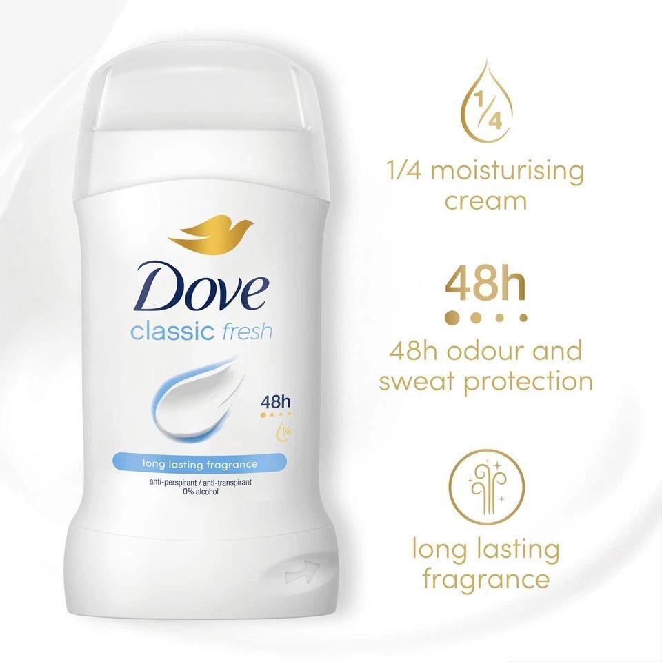 Антиперспірант Dove Classic fresh 48H 50 млфото4