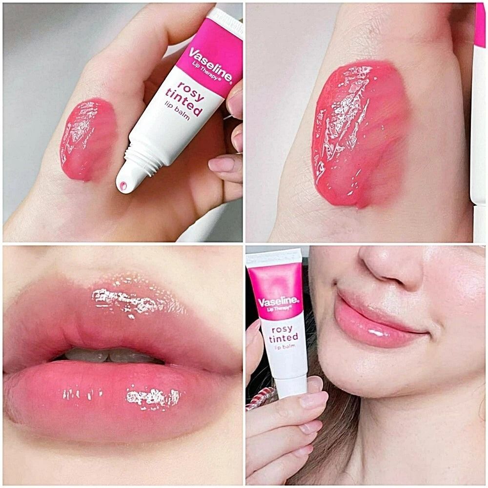 Бальзам для губ Vaseline рожевий блиск та пом'якшення 10 гфото4
