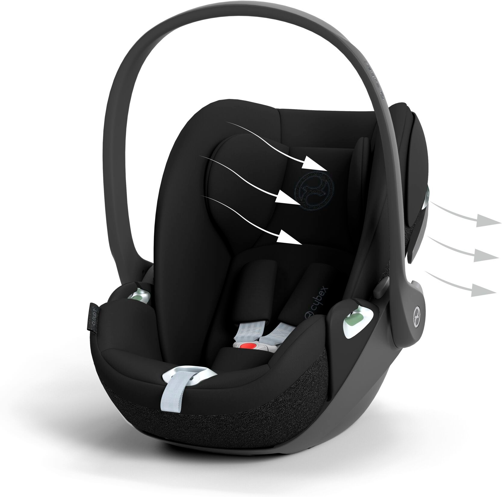 Автокресло Cybex Cloud T i-Size Sepia Black фото 9