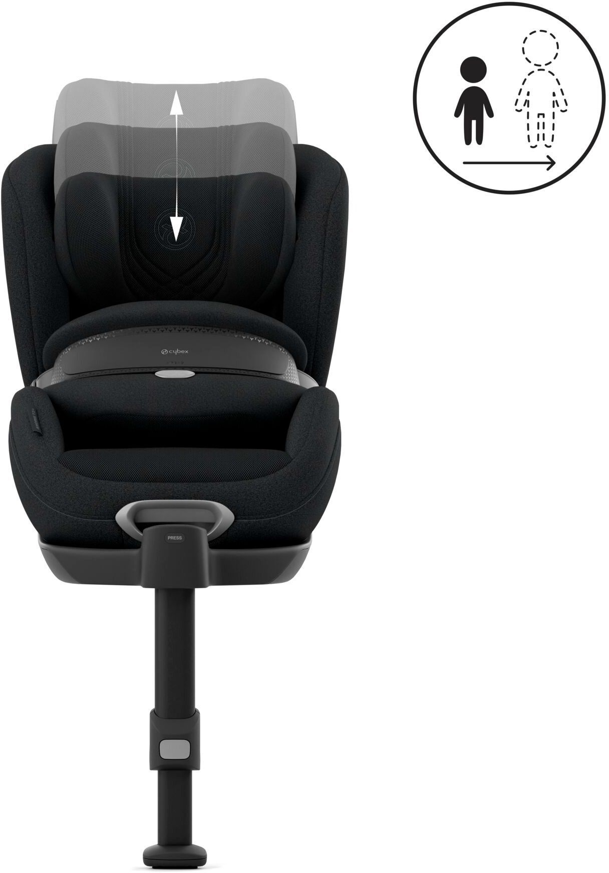 Автокрісло Cybex Anoris T2 i-Size Plus Sepia Blackфото3