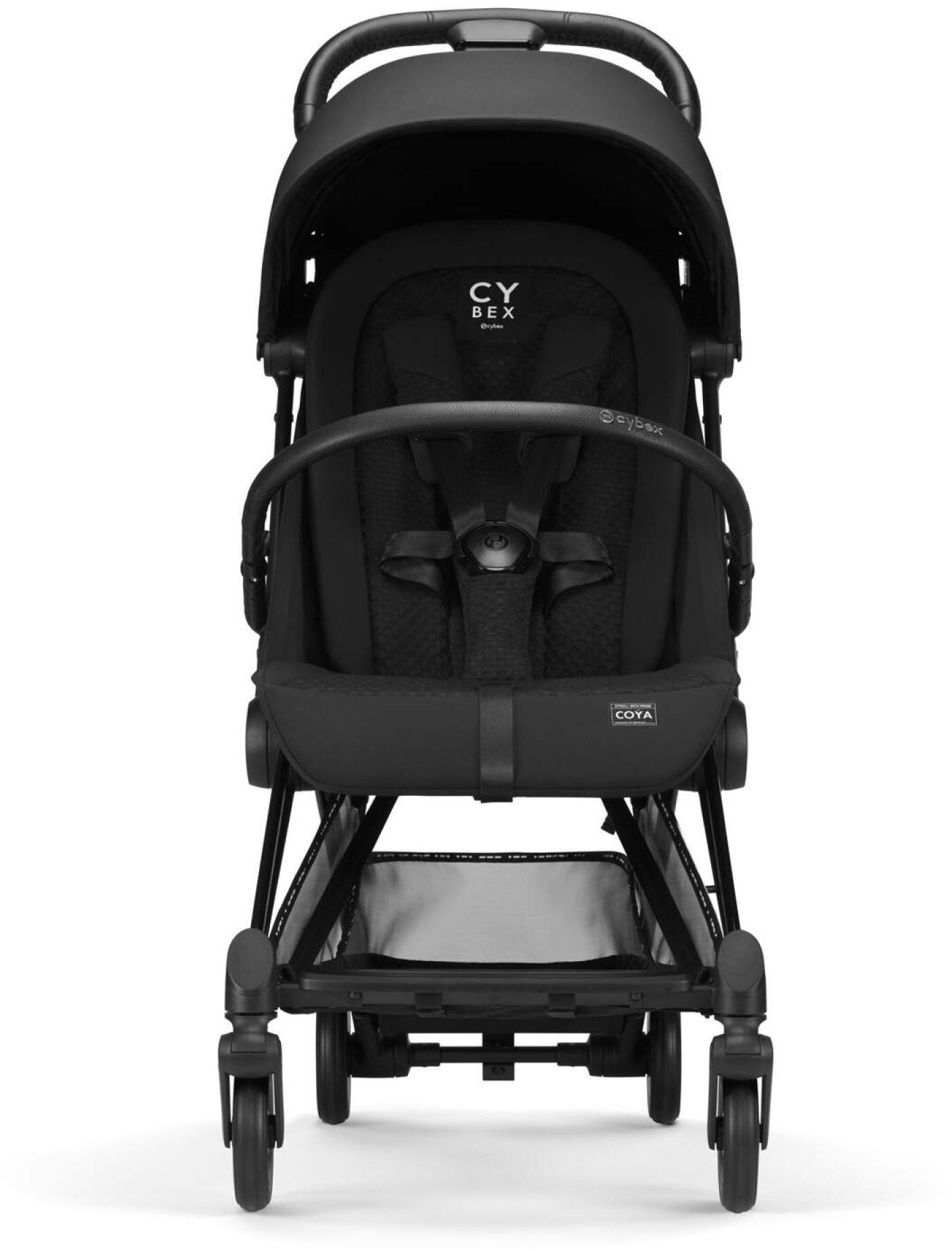 Прогулочная коляска Cybex Coya Urban Mobility Black (с бампером и дождевиком) фото 2