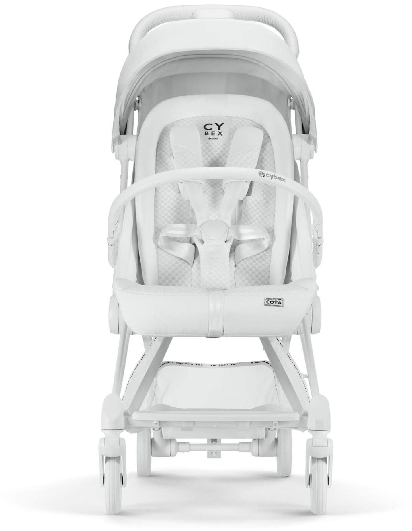 Прогулочная коляска Cybex Coya Urban Mobility White (с бампером и дождевиком) фото 2