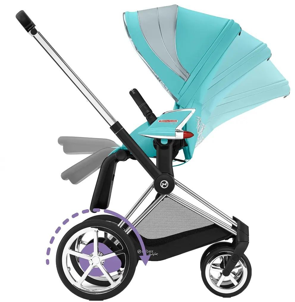 Прогулочная коляска Cybex ePriam by Jeremy Scott Car фото 5