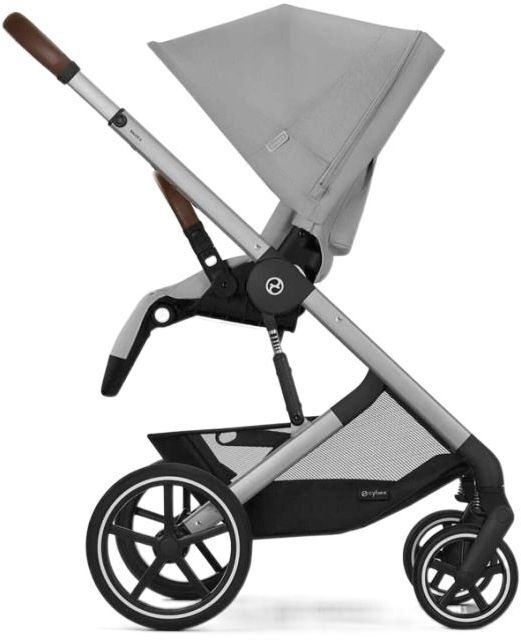 Прогулянкова коляска Cybex Balios S Lux SLV Stone Grey (з бампером) (524001179)фото3