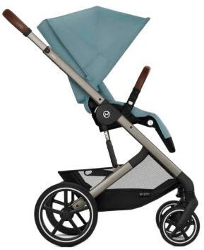 Прогулочная коляска Cybex Balios S Lux TPE Stormy Blue (с бампером) фото 3