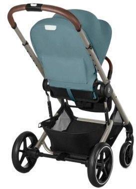 Прогулочная коляска Cybex Balios S Lux TPE Stormy Blue (с бампером) фото 5
