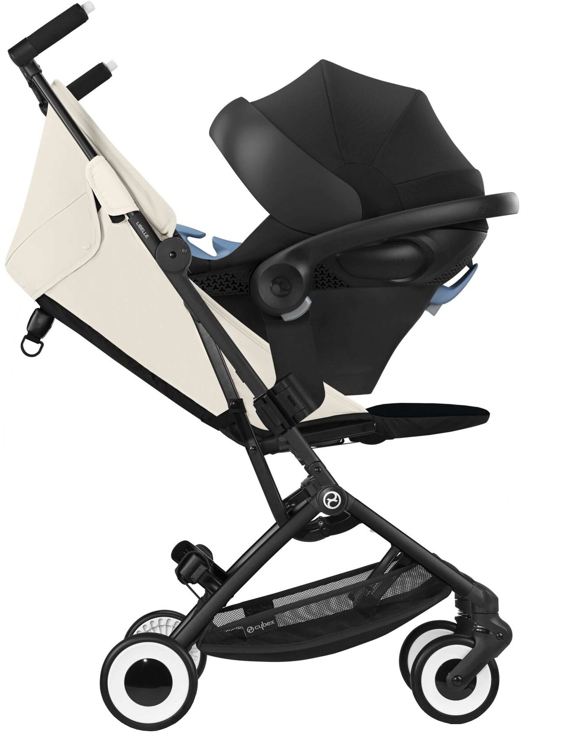 Прогулочная коляска Cybex Libelle Canvas White фото 7