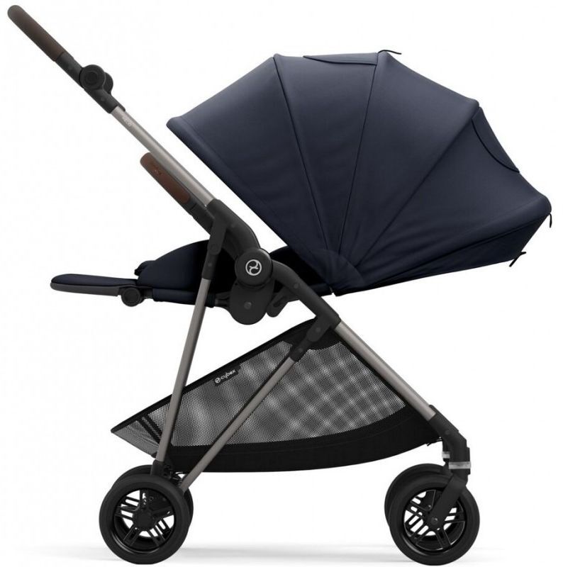 Прогулочная коляска Cybex Melio Dark Blue (с бампером) фото 5