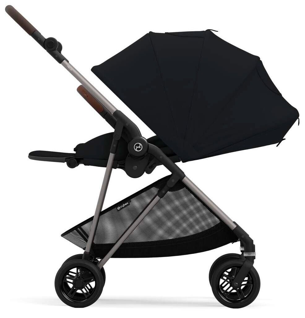 Прогулочная коляска Cybex Melio Magic Black (с бампером) фото 3
