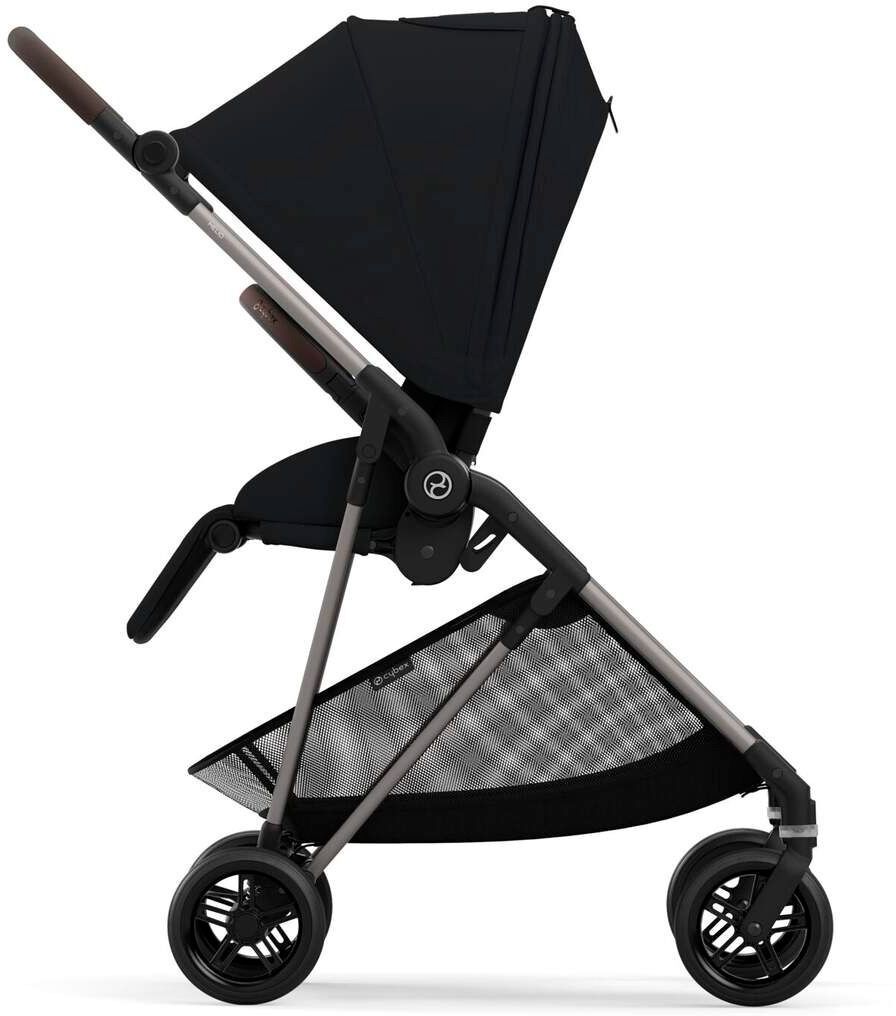 Прогулочная коляска Cybex Melio Magic Black (с бампером) фото 5