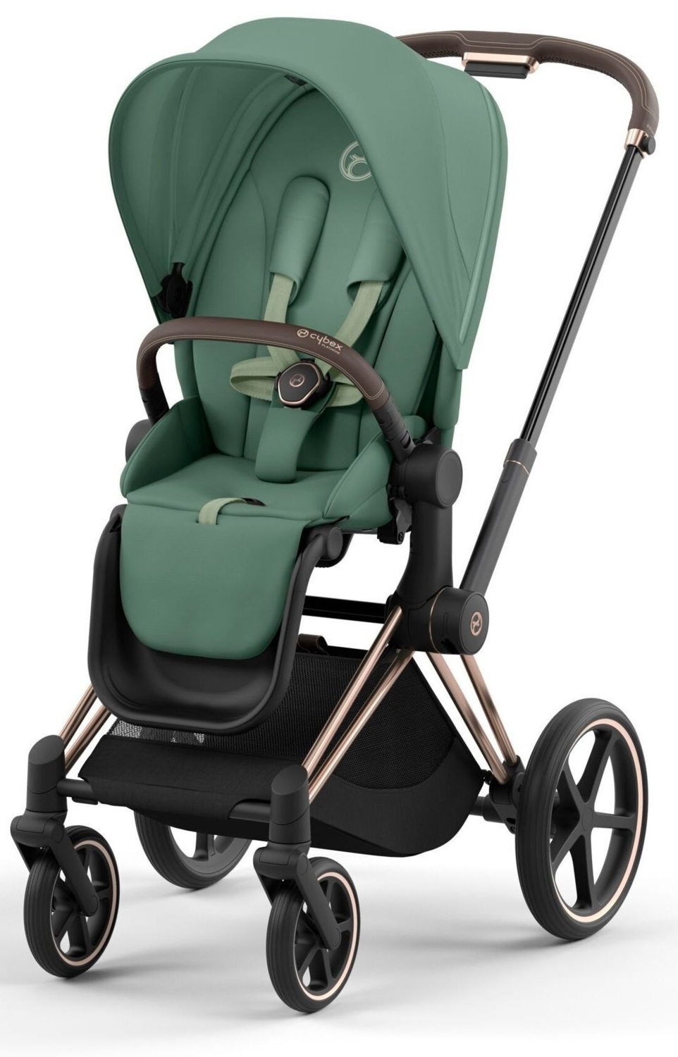 Чохол тканинний для прогулянкового блоку Cybex Priam Leaf Green (523000773)фото