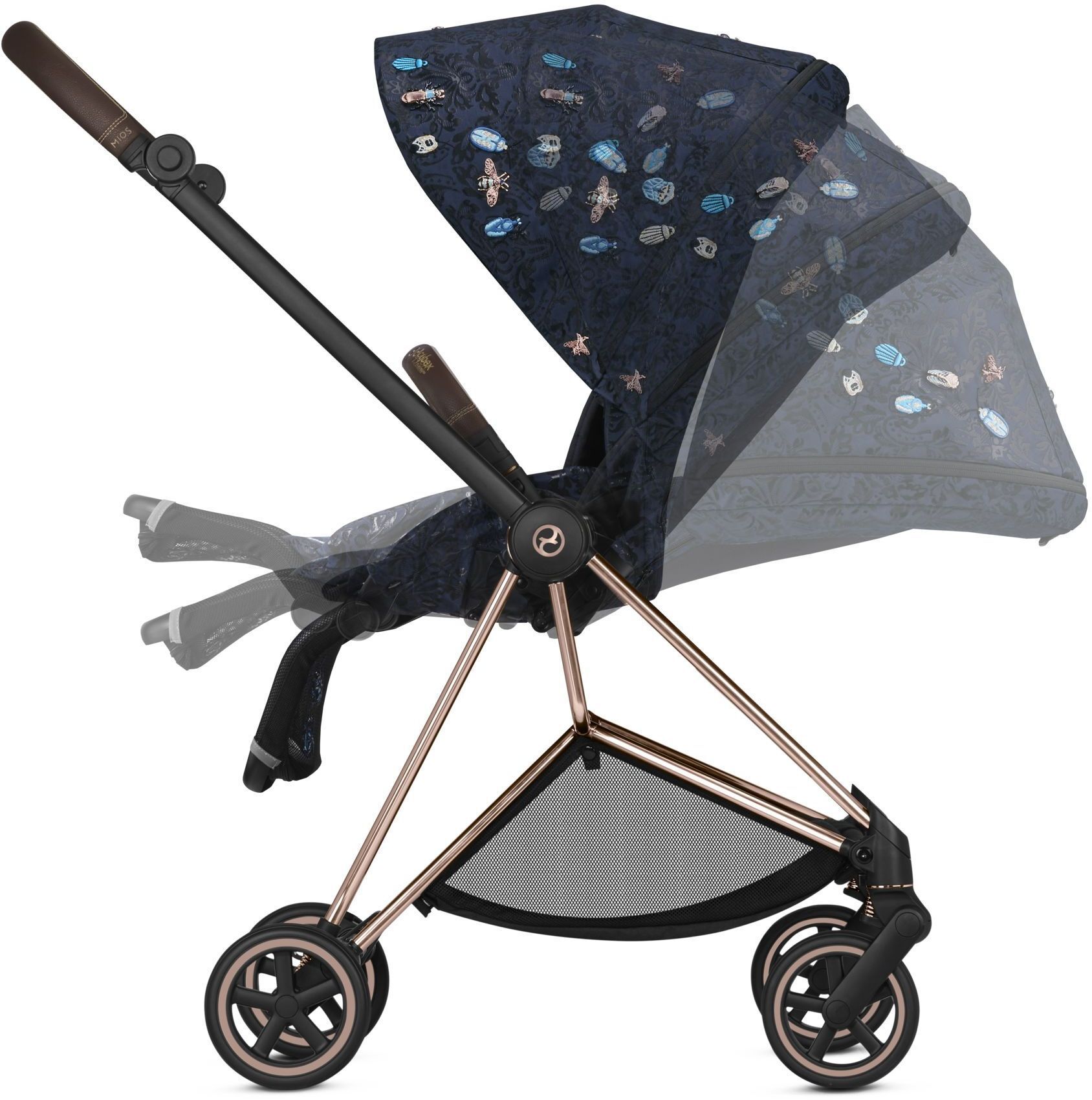 Чехол тканевый для прогулочного блока Cybex Mios Jewels of Nature фото 5