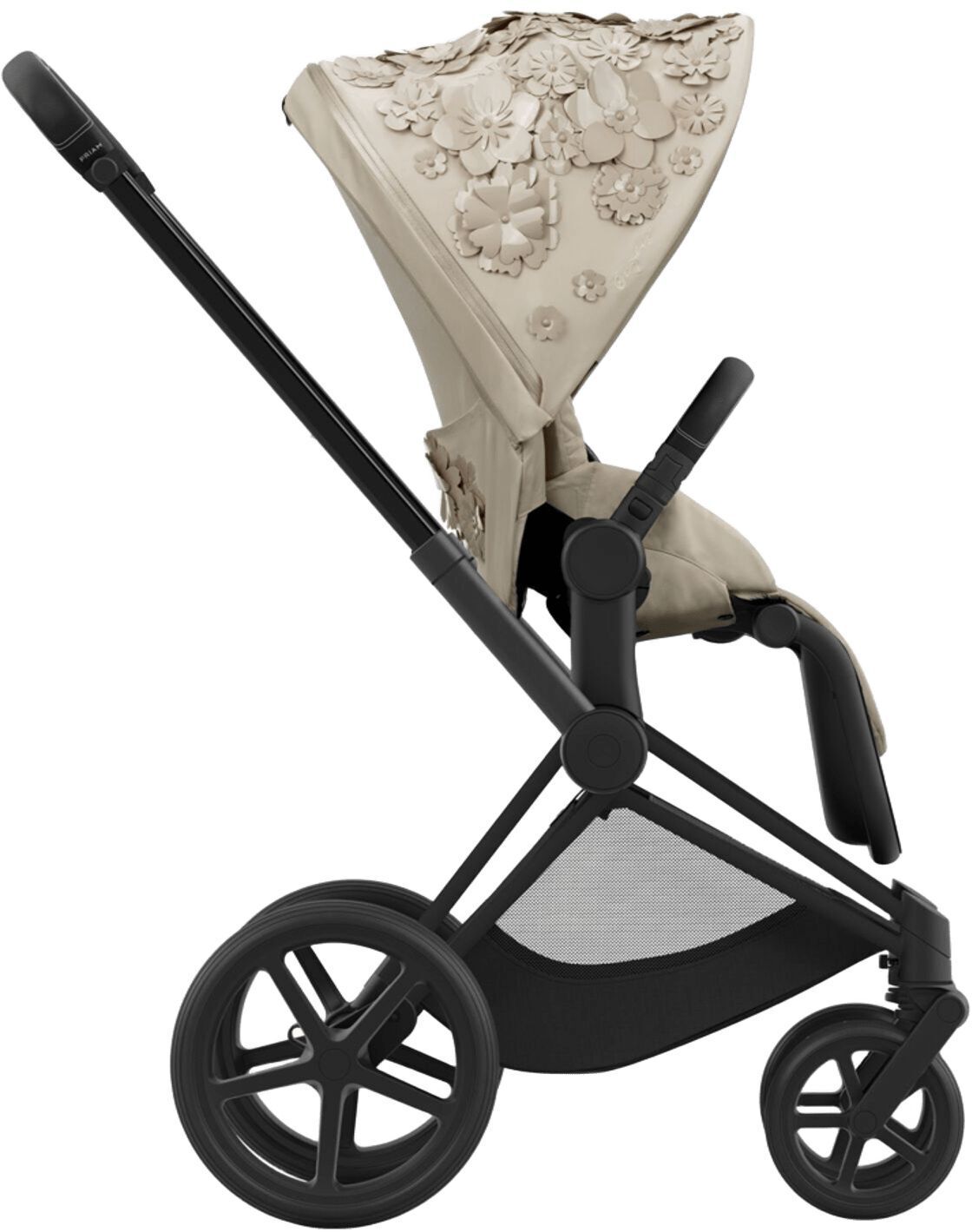 Чехол тканевый для прогулочного блока Cybex Priam Simply Flowers Beige фото 3
