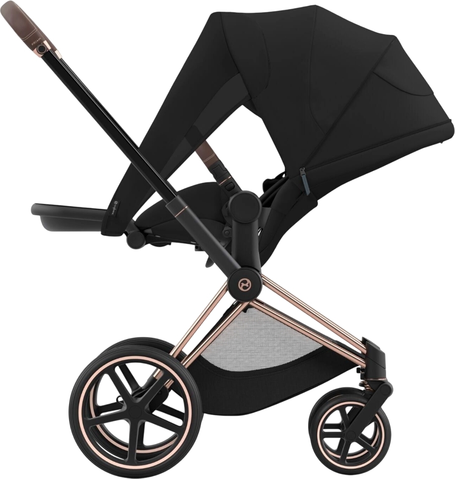 Солнцезащитный чехол для коляски Cybex Black фото 6