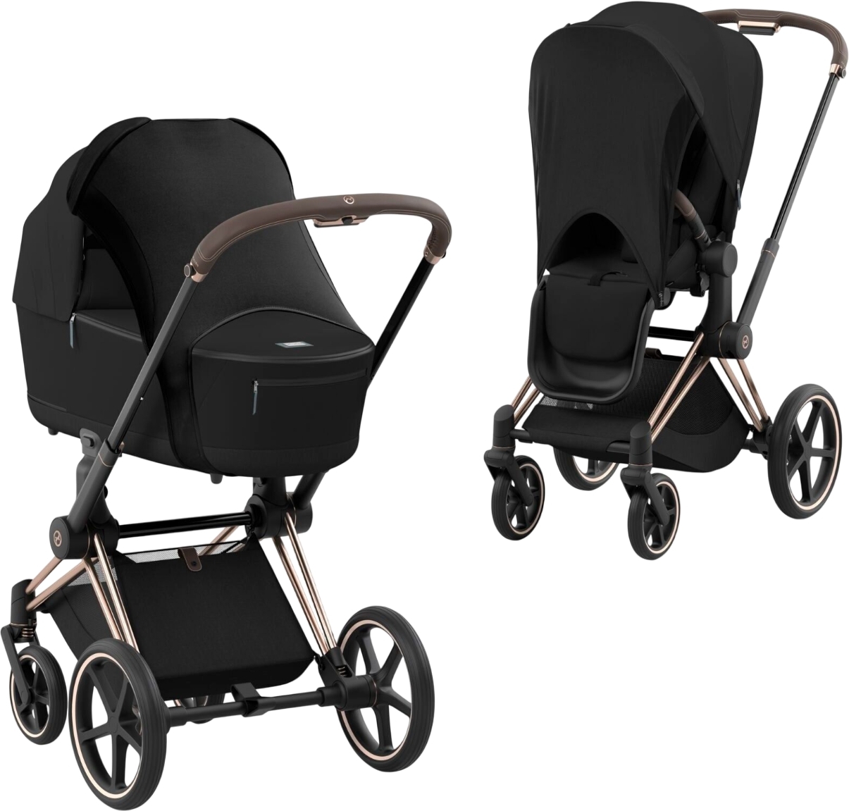 Солнцезащитный чехол для коляски Cybex Black фото 4
