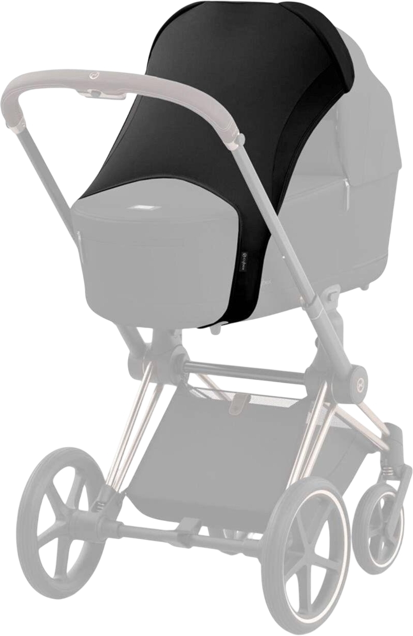 Солнцезащитный чехол для коляски Cybex Black фото 3