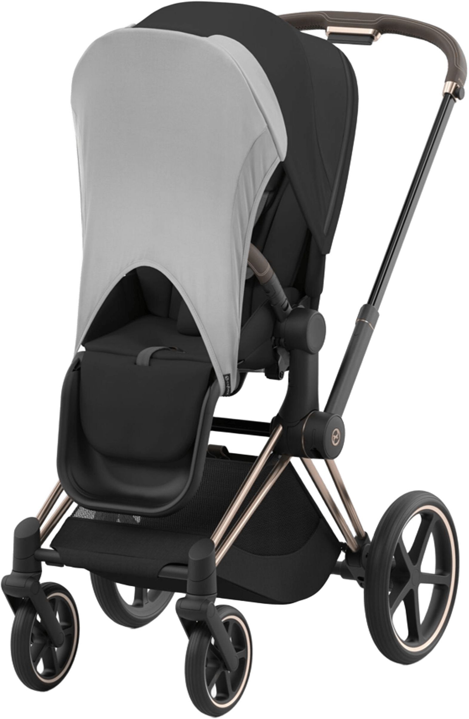 Солнцезащитный чехол для коляски Cybex Light Grey фото 4