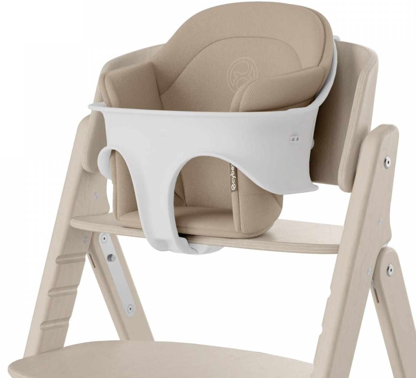 Набор мягких вкладышей для стульчика Cybex Click&Fold Almond Beige (524000917) фото 2