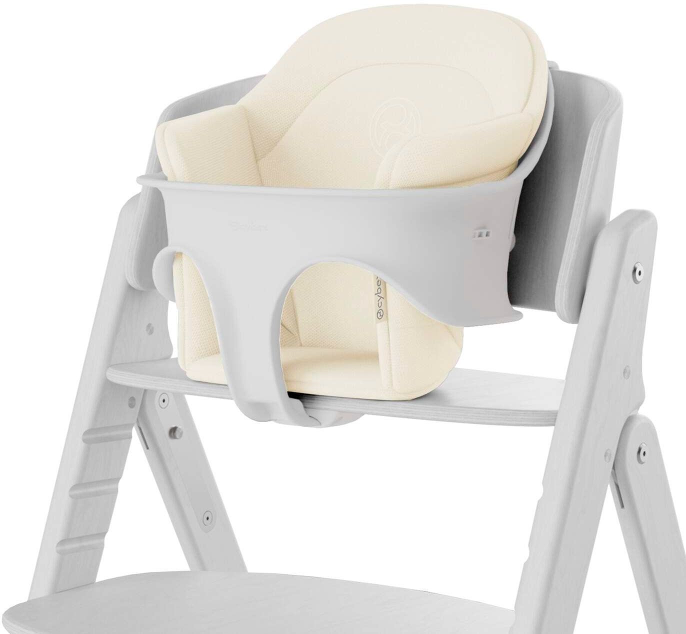 Набор мягких вкладышей для стульчика Cybex Click&Fold Canvas White (524000909) фото 2