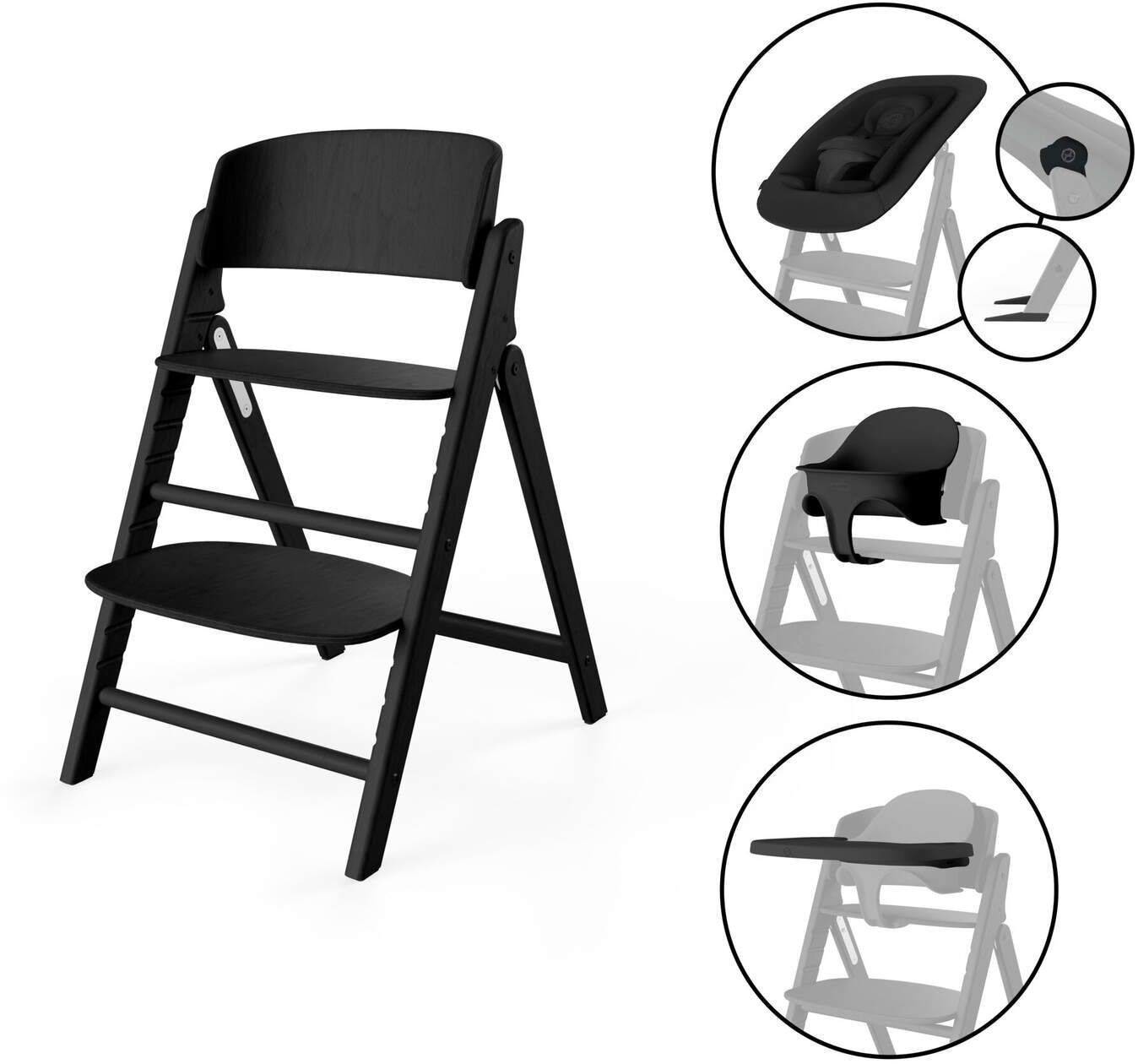 Стульчик для кормления Cybex Click&Fold 4в1 Stunning Black (524000845) фото 9