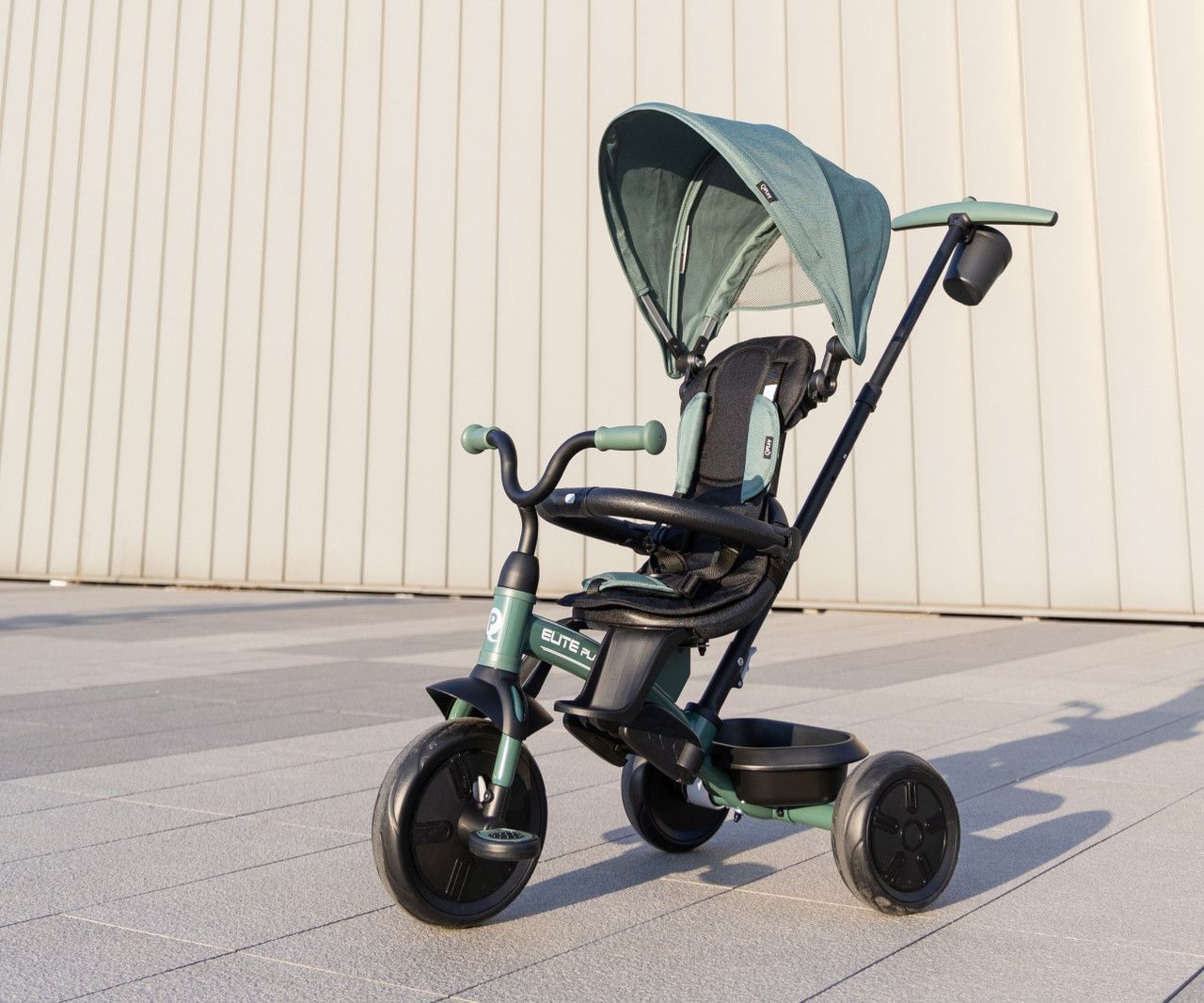 Велосипед трехколесный детский QPLAY Elite Platinum Green (T10-ZElitePlatinumGreen) фото 8