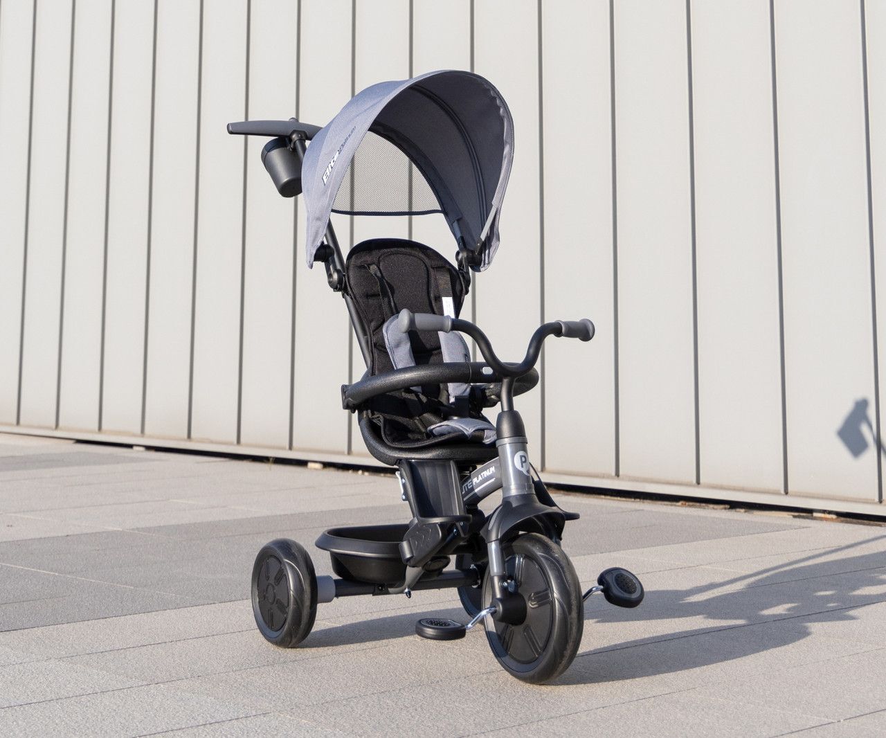 Велосипед трехколесный детский QPLAY Elite Platinum Grey (T10-ZElitePlatinumGrey) фото 7