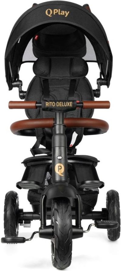 Велосипед складной трехколесный детский QPLAY Rito Deluxe Black (S380-17RitoDeluxeBlack) фото 2