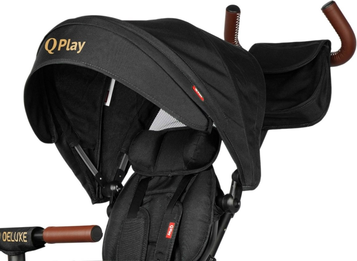 Велосипед складной трехколесный детский QPLAY Rito Deluxe Black (S380-17RitoDeluxeBlack) фото 6