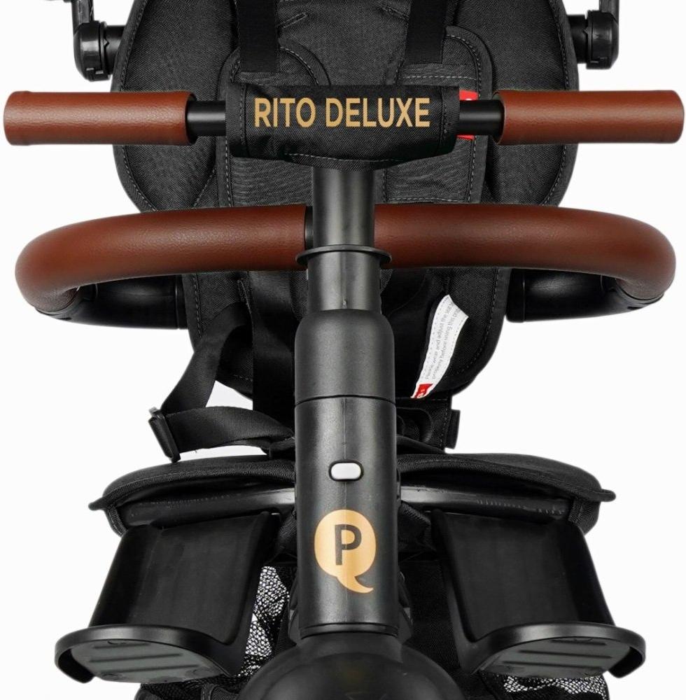 Велосипед складной трехколесный детский QPLAY Rito Deluxe Black (S380-17RitoDeluxeBlack) фото 8
