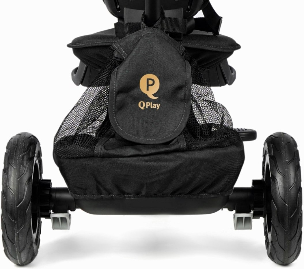 Велосипед складной трехколесный детский QPLAY Rito Deluxe Black (S380-17RitoDeluxeBlack) фото 9