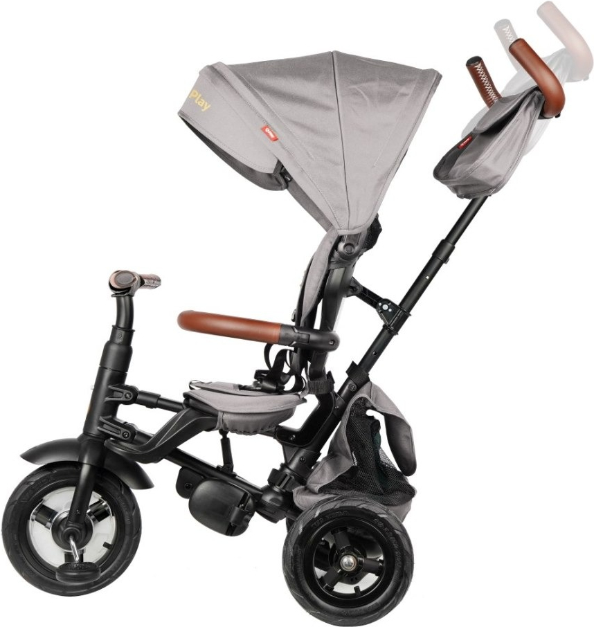 Велосипед складной трехколесный детский QPLAY Rito Deluxe Grey (S380-17RitoDeluxeGrey) фото 4