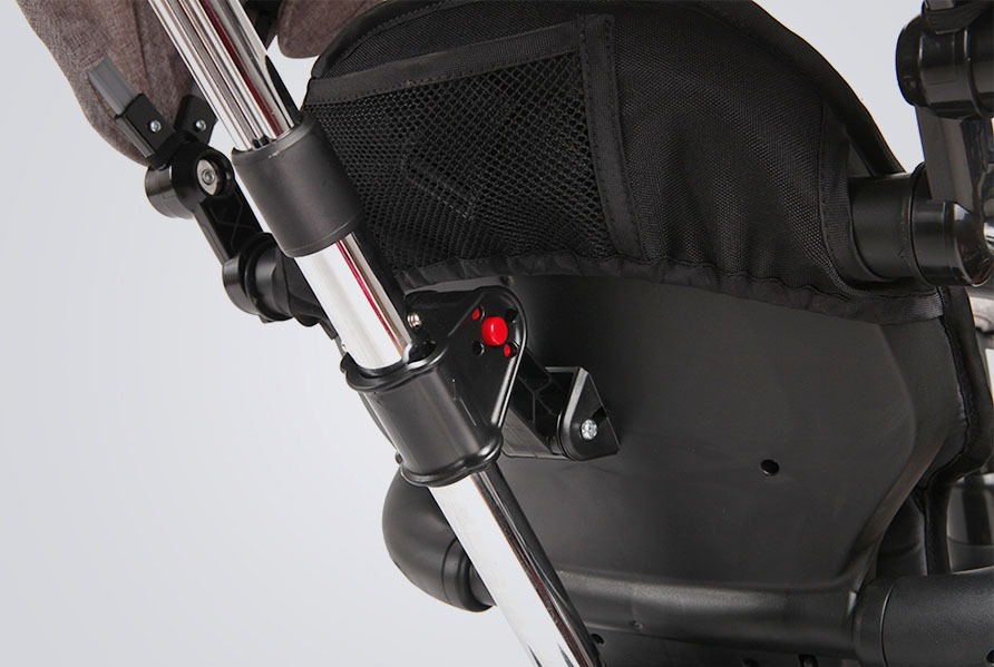 Велосипед складной трехколесный детский QPLAY Rito+ EVA Grey (S380-8Grey) фото 4