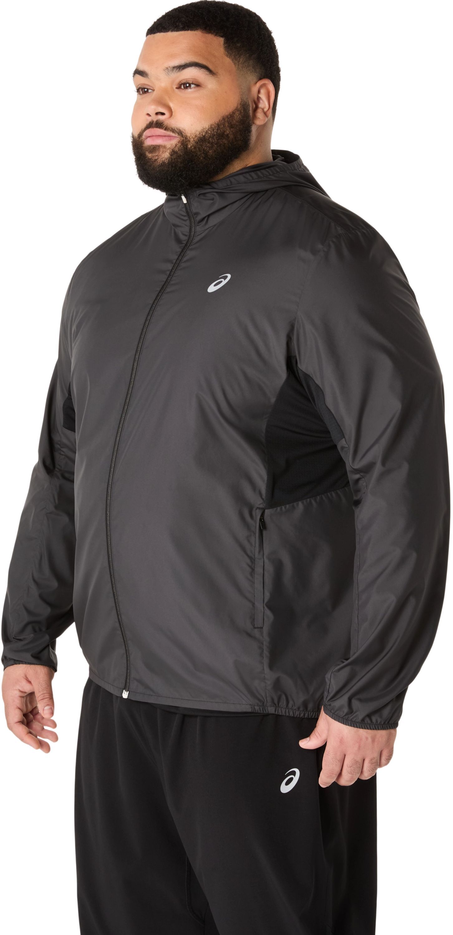 Вітровка чоловіча Asics Core Jacket 2011D216-001 L чорніфото2