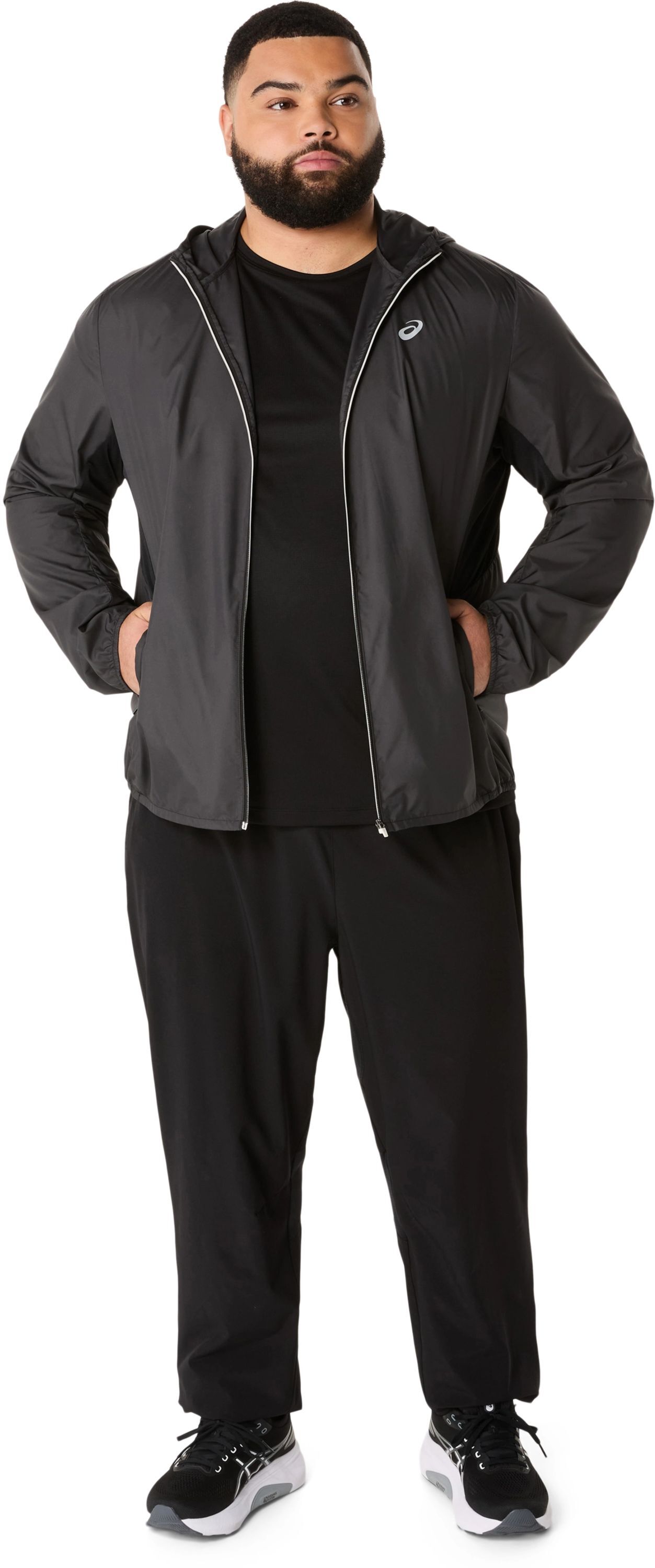 Вітровка чоловіча Asics Core Jacket 2011D216-001 L чорніфото4