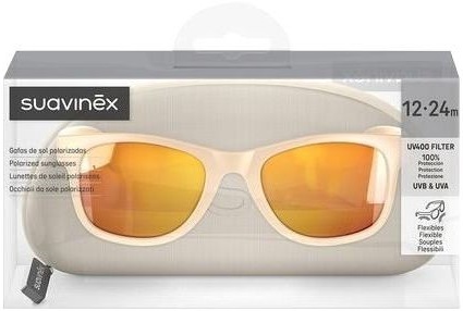 Детские солнцезащитные очки SUAVINEX размер 12-24 месяцев бежевые 308539 фото 4