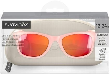 Детские солнцезащитные очки SUAVINEX размер 12-24 месяцев розовые 308540 фото 4