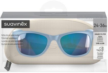 Детские солнцезащитные очки SUAVINEX с лентой размер 24-36 месяцев синие 308546 фото 4