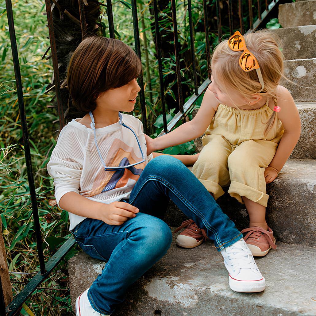 Детские солнцезащитные очки SUAVINEX с лентой размер 24-36 месяцев синие 308546 фото 6