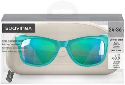 Детские солнцезащитные очки SUAVINEX с лентой размер 24-36 месяцев зеленые 308547 фото 4