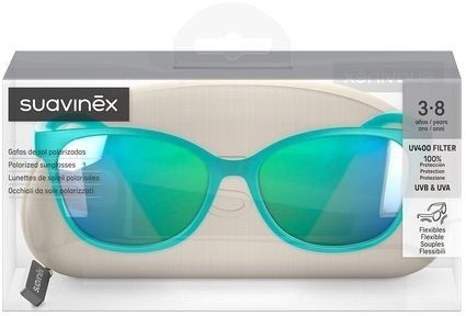 Детские солнцезащитные очки SUAVINEX с лентой размер 3-8 года синие 308553 фото 4