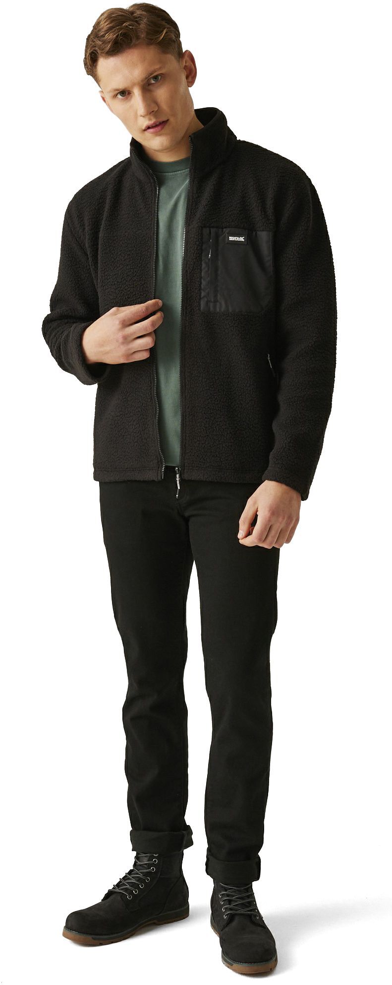 Флис мужской Regatta Frankie Borg Fleece RMA607-800 L черный фото 7