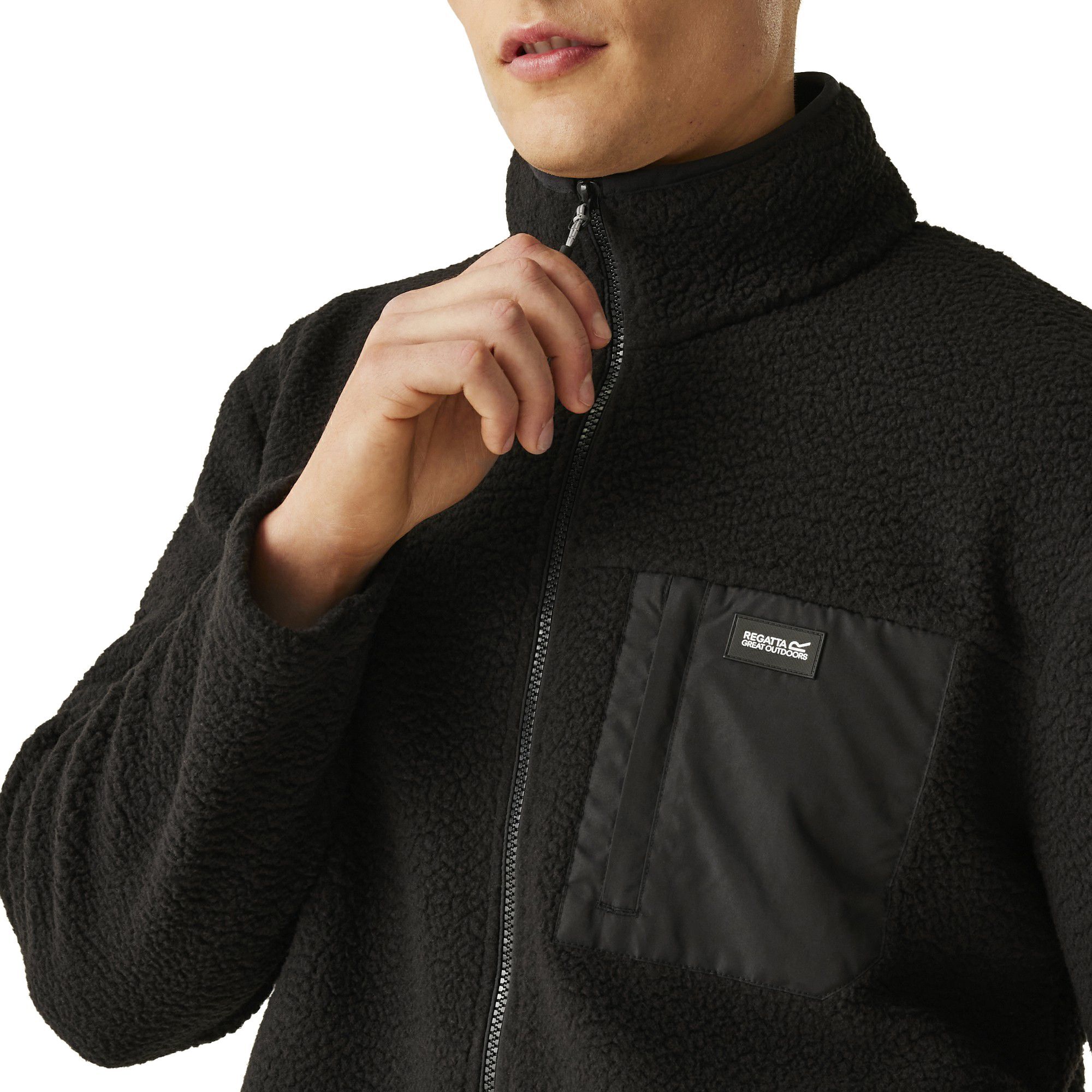 Флис мужской Regatta Frankie Borg Fleece RMA607-800 L черный фото 6