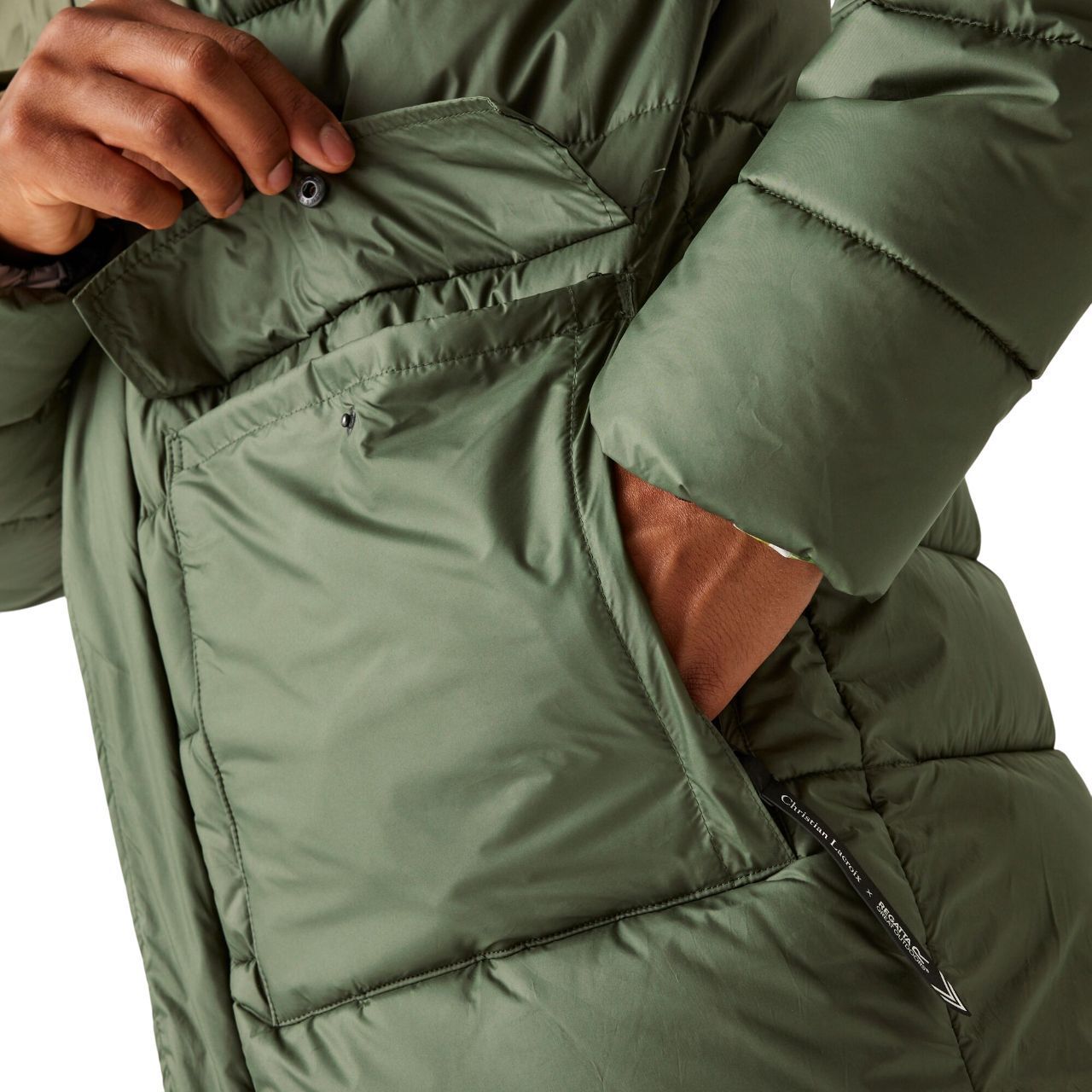 Полупальто мужское Regatta CLRCollonguesMnWR RMN263-F0M L зеленое фото 10