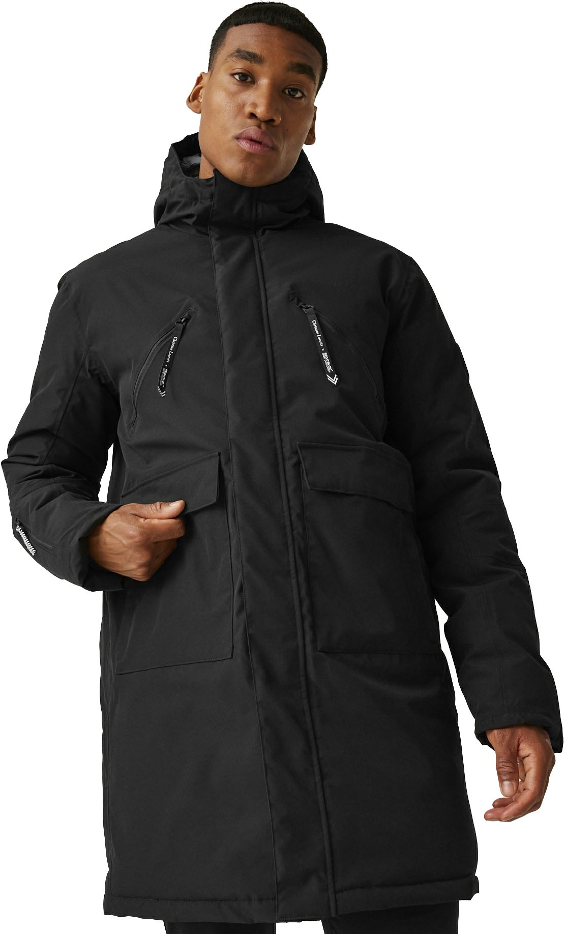 Парка мужская Regatta CLRNyonsMenWPPad RMP393-800 L черная фото 3