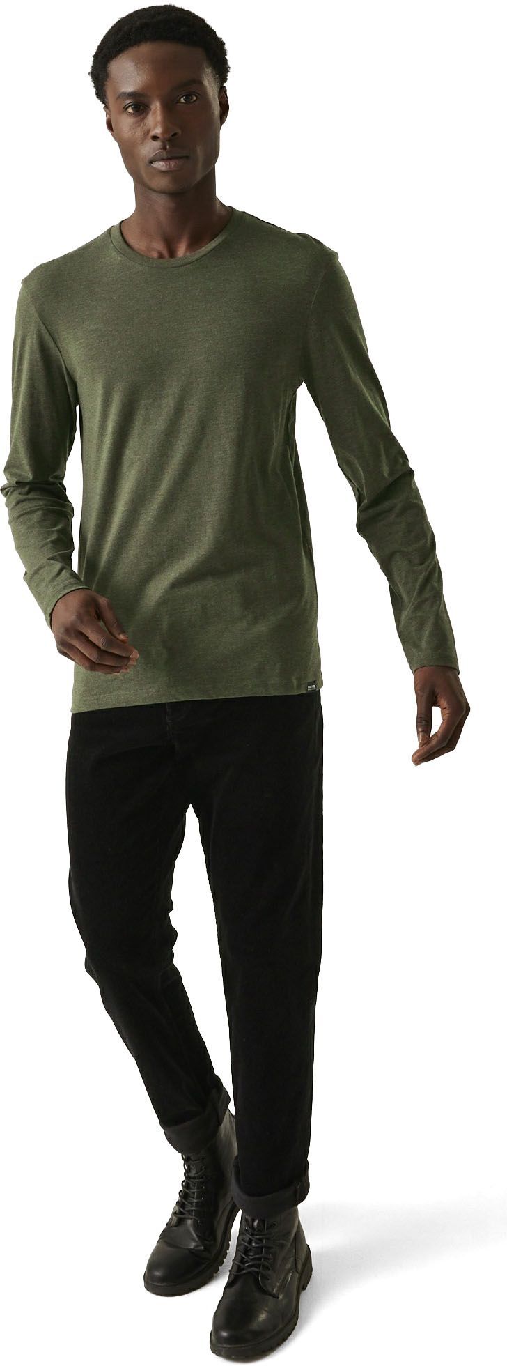 Лонгслив мужской Regatta Maylow RMT297-3MI L хаки фото 6