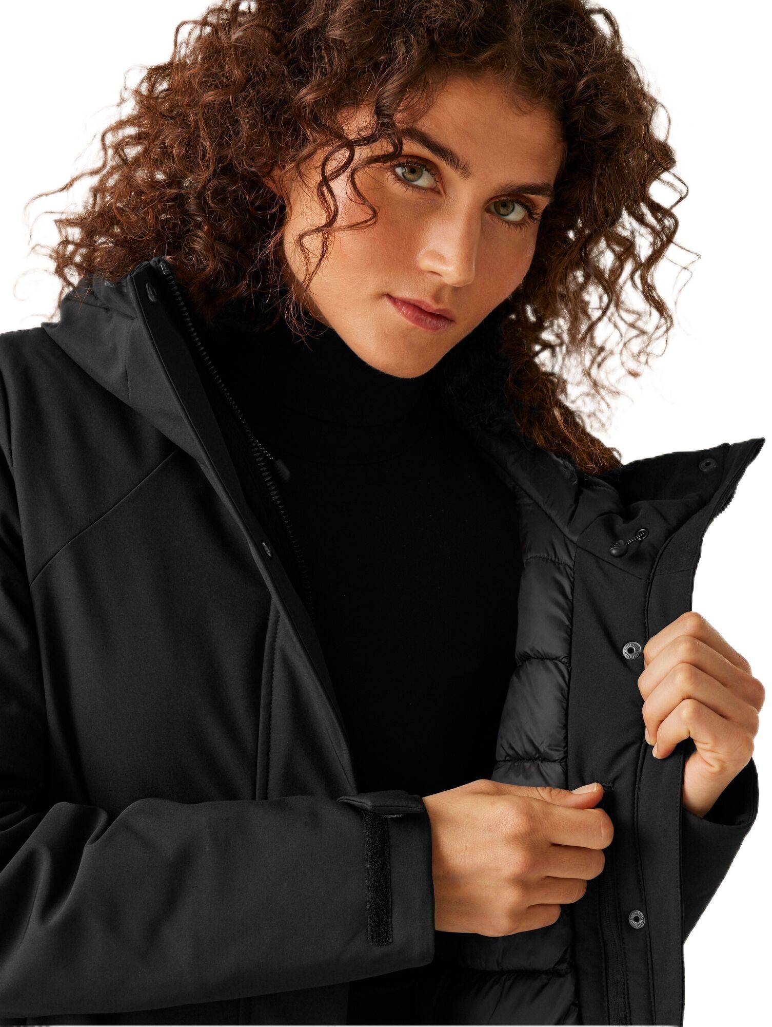 Парка женская Regatta WomensDallymoore RWN335-800 10 черная фото 8